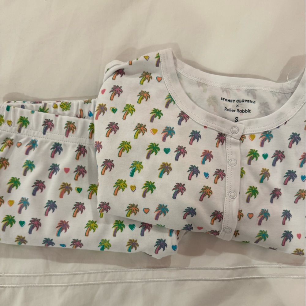 Roller rabbit X Stoney clover pjs palm tree